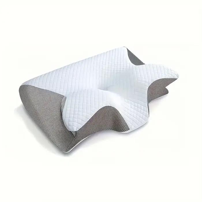 Oreiller ergonomique pour le cou, idéal pour dormeurs sur le côté, le dos et le ventre - Conception 