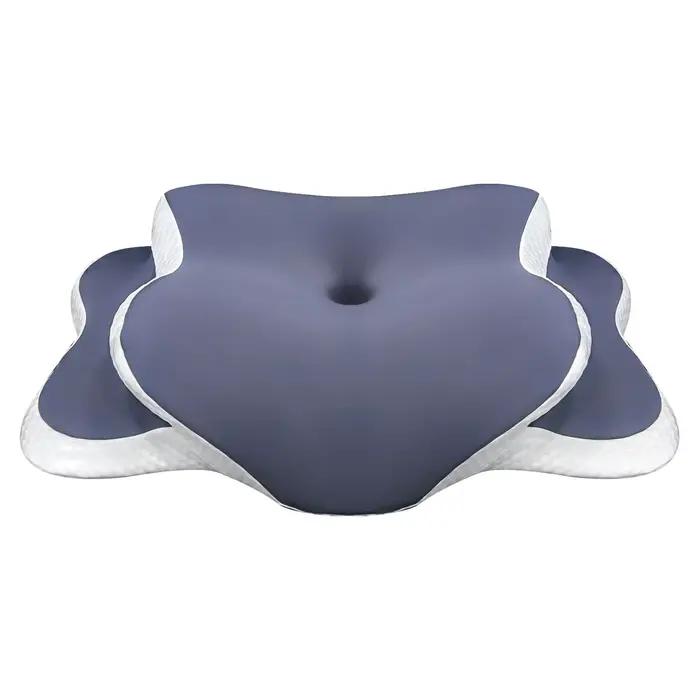 Oreiller cervical en mousse à mémoire de forme, soulagement de la douleur au cou, soutien orthopédiq