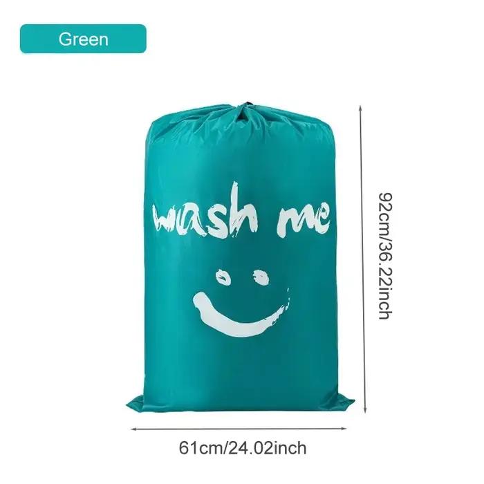 Sac à linge en Nylon, sacs de voyage, pochette de rangement, panier de lavage en Machine, lavable po