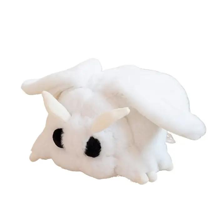 Peluche Papillon Blanc Doux et Mignon, Jouet en Peluche de Nuit, Cadeau de Noël et d'Anniversaire