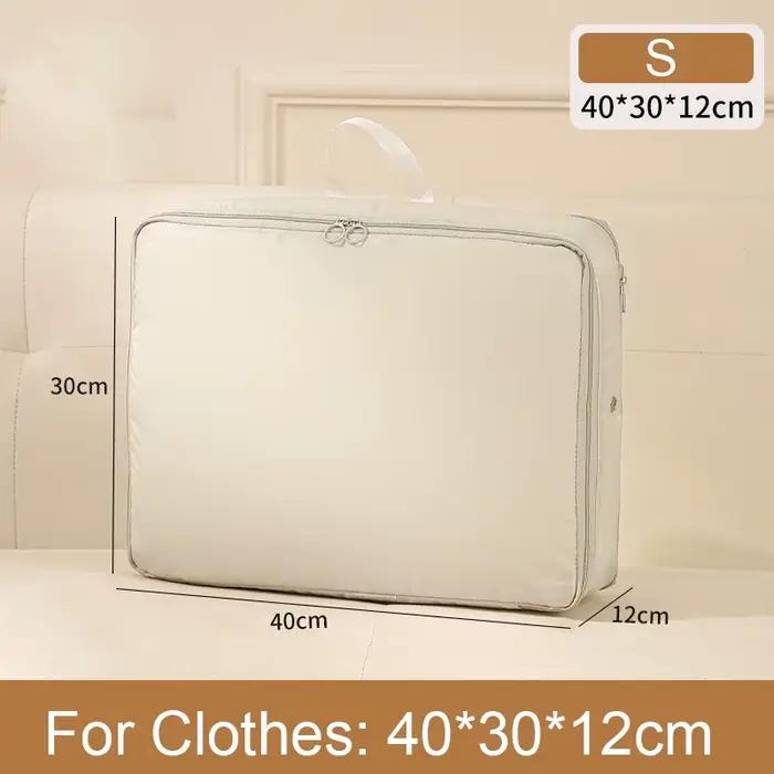 Sac de rangement de couette, sac de Compression en tissu pour chambre à coucher, sac de rangement de