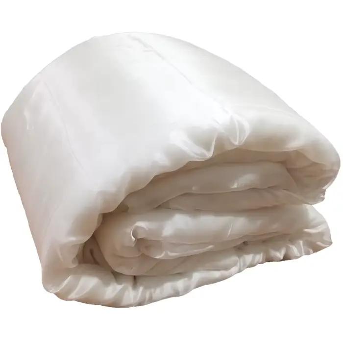 Quatre saisons, couette remplie de soie de mûrier 100%, couette en soie Pure Super légère avec houss