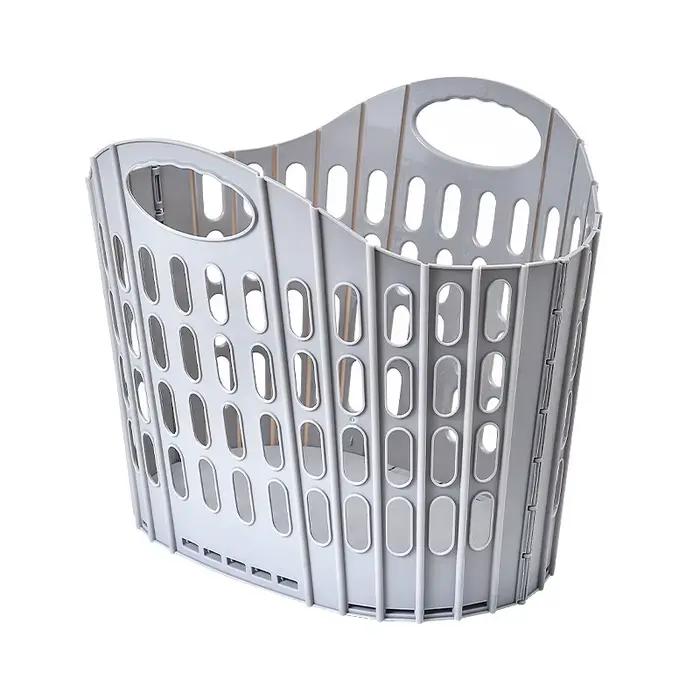 Panier à linge sale pliable pour chambre à coucher et salle de bain, multifonctionnel et portable