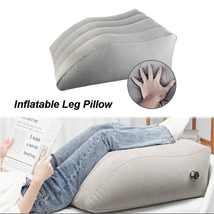 Oreiller gonflable pour les jambes, coussin de genou pour voyage, Camping, sommeil, oreiller de pied
