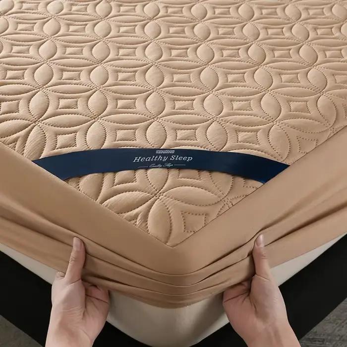 Nouvelle protection de matelas imperméable et antibactérienne, respirante, ultra douce, silencieuse,