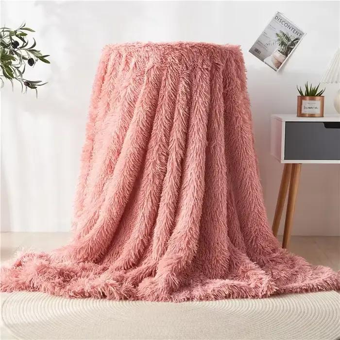 Couverture de cheveux longs en fourrure de vison, moderne et Simple, quatre saisons, universelle, mu