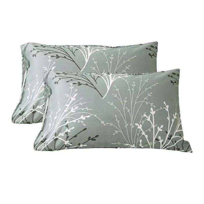 Ensemble de housses d'oreiller à motif Floral, 2/4 pièces (intérieur d'oreiller non inclus), doux et