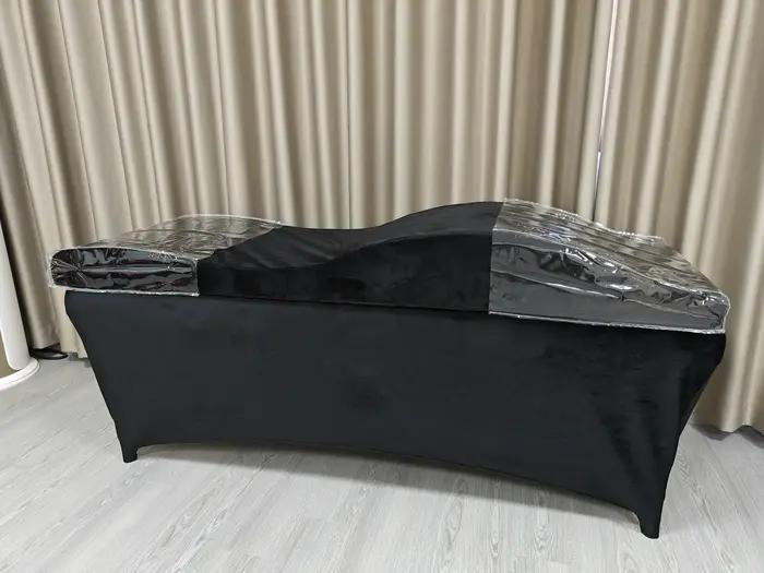 Housse de protection de matelas de beauté, couverture en plastique pour tête et pied, housse anti-po