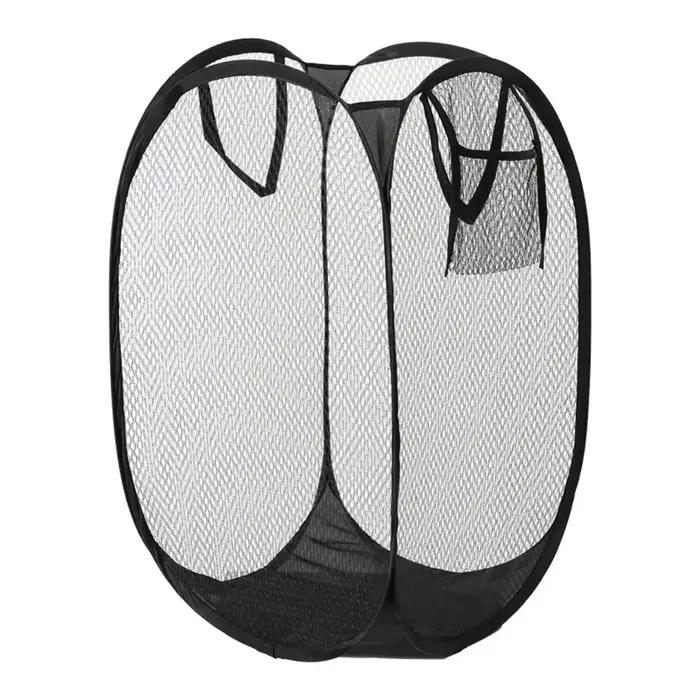Panier à linge sale grande capacité panier à linge en maille ventilé pliable Portable vêtements joue