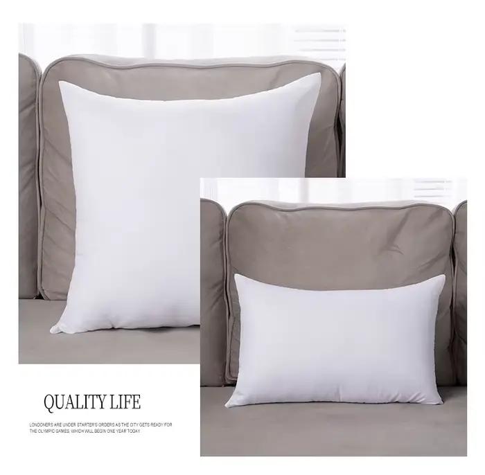 Noyau de coussin de qualité supérieure en tissu brossé pour la maison, garnissage de coussin lombair