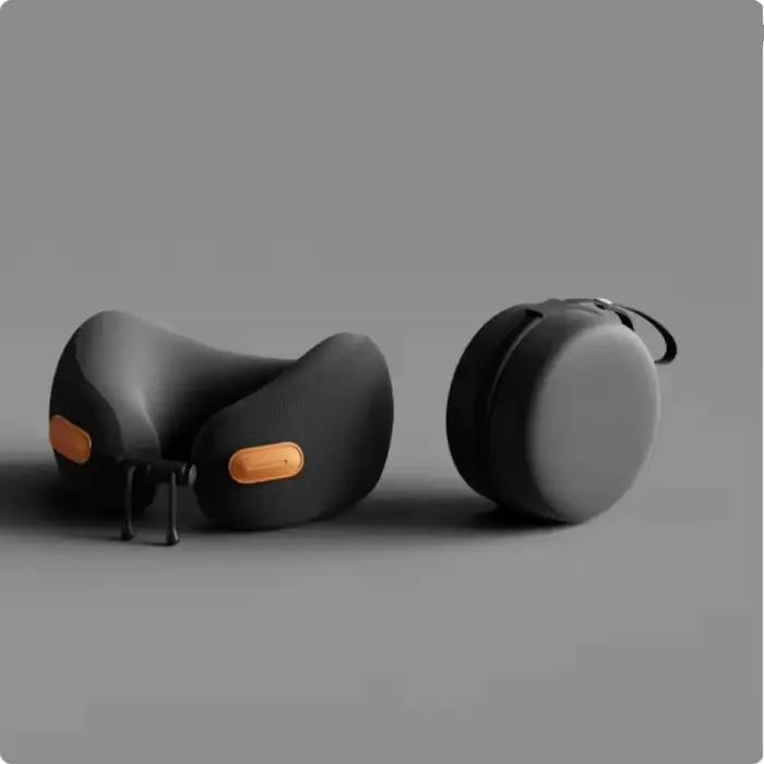 Oreiller de voyage en mousse à mémoire de forme, oreiller portable en forme de U pour avion, bureau 