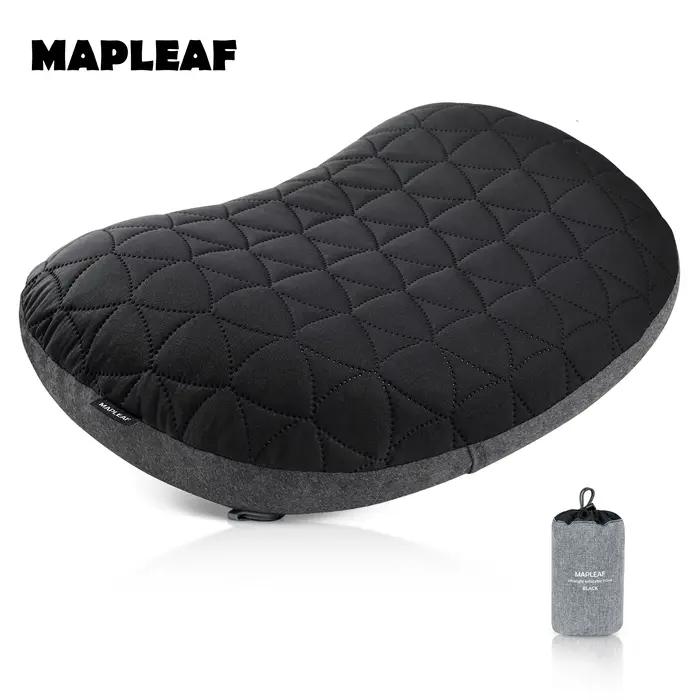 Oreiller de camping gonflable MAPLEAF, compact, portable, léger, pour dormir, la randonnée, le burea