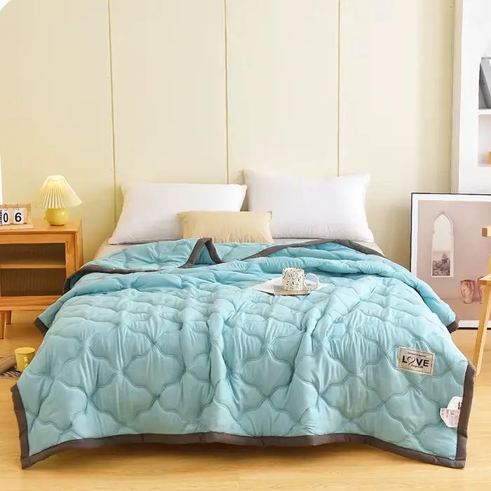 Couette d'été légère et respirante, couverture climatisée, édredon matelassé doux, couette d'été fin