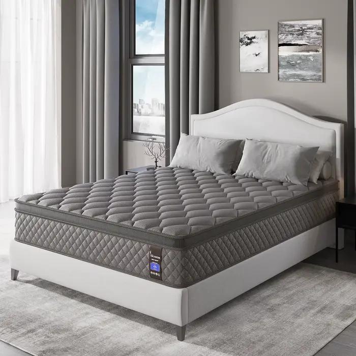 Matelas double Queen King Size 10 "12" 14 " dans une boîte en mousse à mémoire de forme à ressorts h