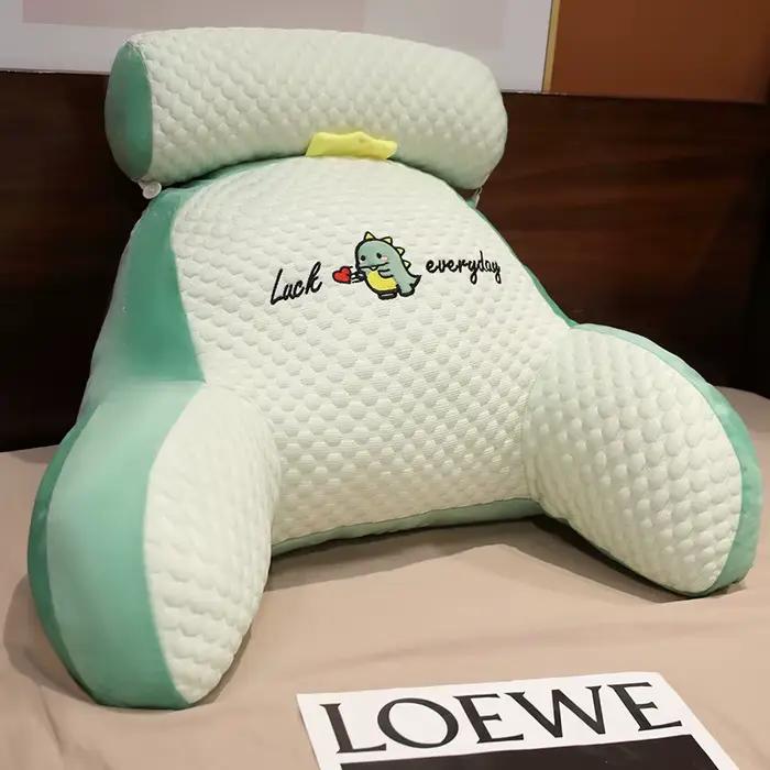 Coussin de lecture ergonomique réglable - Coussin de soutien dorsal pour lit, canapé et sol, design 