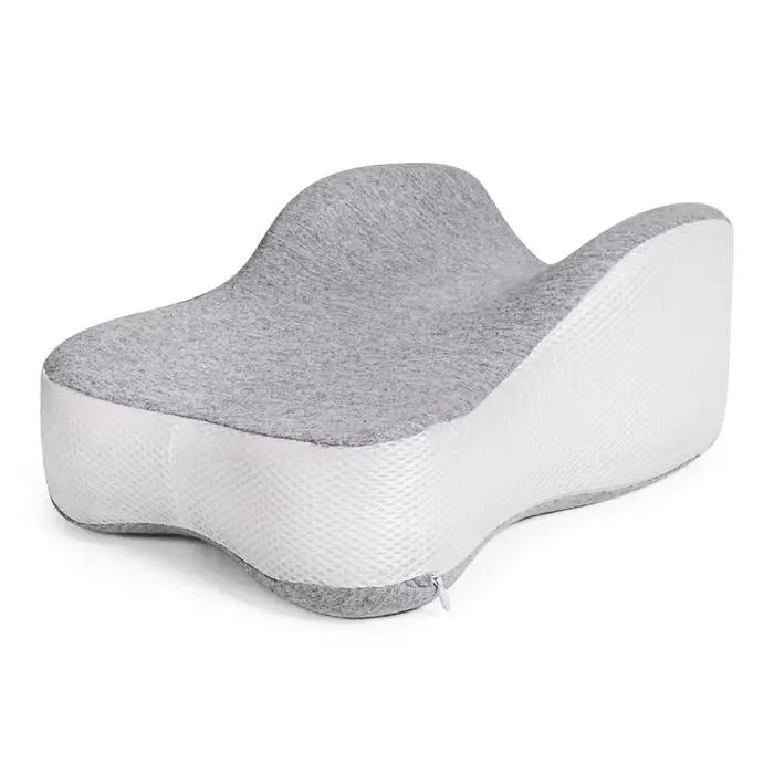 Grande oreiller-coussin pour genoux, pour dormeurs latéraux, offrant un soutien complet des cuisses 