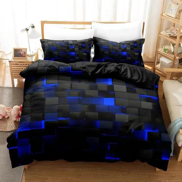 Ensemble de literie de couverture d'athlon confortable pour chambre à coucher, 1 housse de xathlon, 