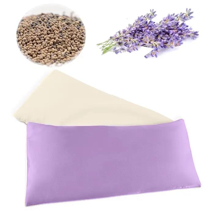 Oreiller pour les yeux lavande pour la relaxation, le yoga, le sommeil, masque pour les yeux lesté c