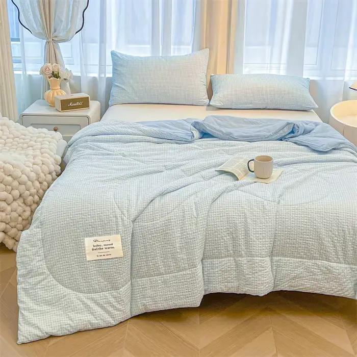 Nouvelle Couette d'été à motif écossais