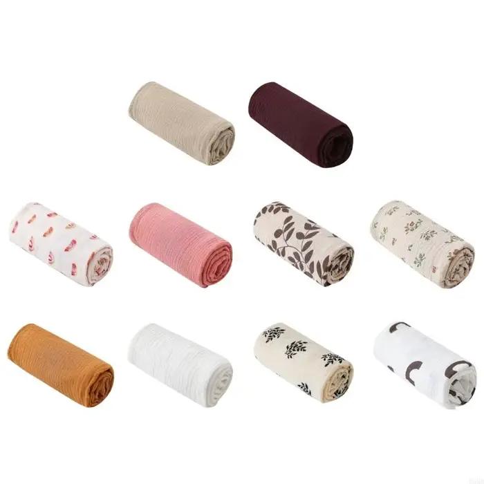Q0KB Bébroms bébé pour garçons Girls Soft Lightweight Receiving Couverture Unisexe NOUVEAU COURNE