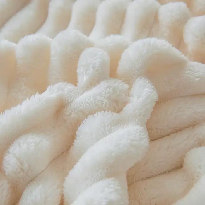 Couvertures de lit en polaire Ultra douce pour le repos du déjeuner