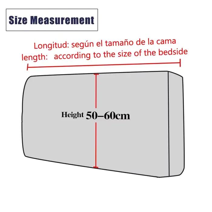 Housse de tête de lit imperméable pour couvre-lit extensible Queen
