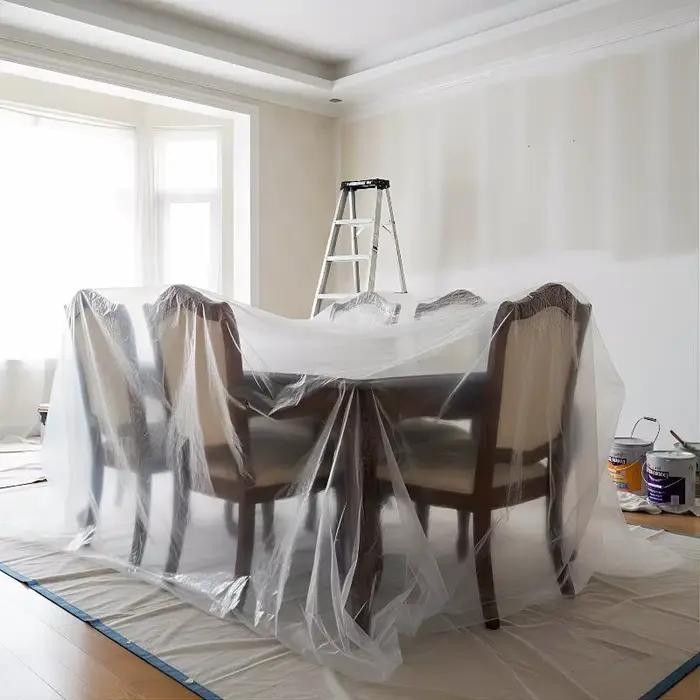 Housse de lit transparente jetable