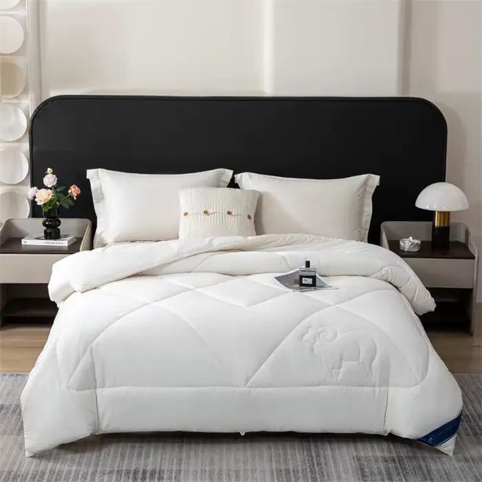 Couette en laine de luxe cinq étoiles hôtel chaud Double simple King Queen taille