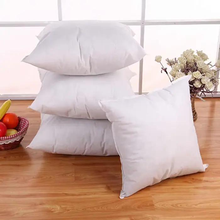 Coussin de rembourrage intérieur blanc doux, taille standard, 40x40cm, 45x45cm, pour voiture et décoration intérieure, 1 pièce
