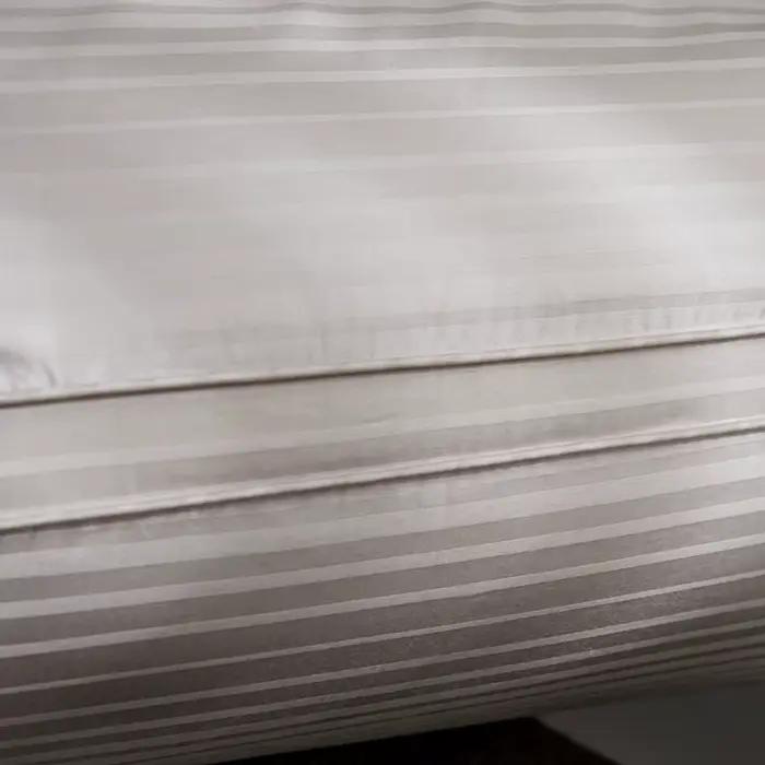 Oreillers 100% duvet d'oie, oreillers pour le cou, oreillers de lit, housse 100% coton avec duvet d'oie, 1 pièce, collection hôtel, confort doux