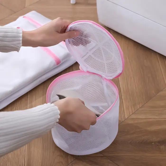 Sacs à linge en filet pour articles délicats, sac de lavage délicat en tissu résistant et réutilisable, sac d'organisation de voyage pour lingerie