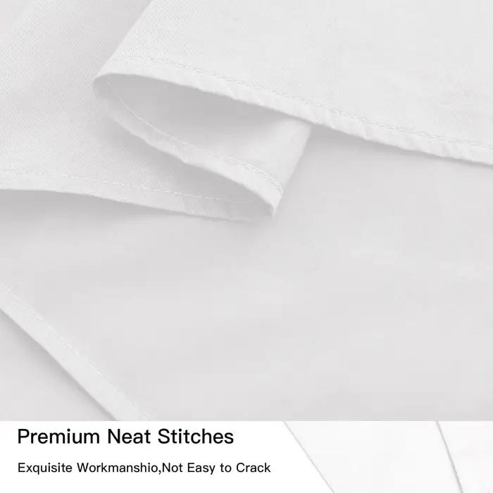 Draps de lit 1 pièce, blanc pur