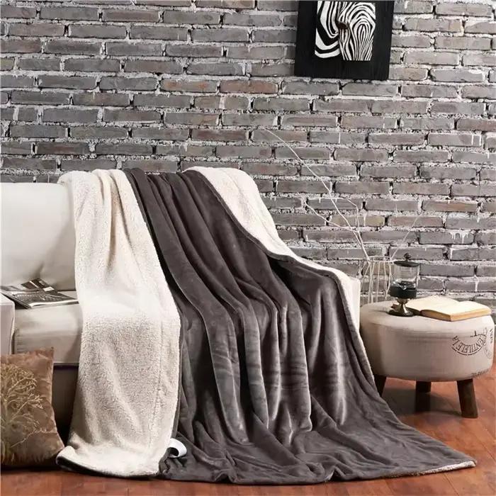 Couverture en laine pour garder au chaud l'hiver
