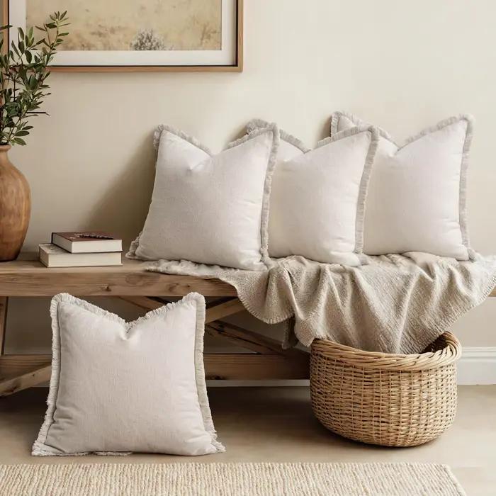 Housses de coussin décoratives pour canapé