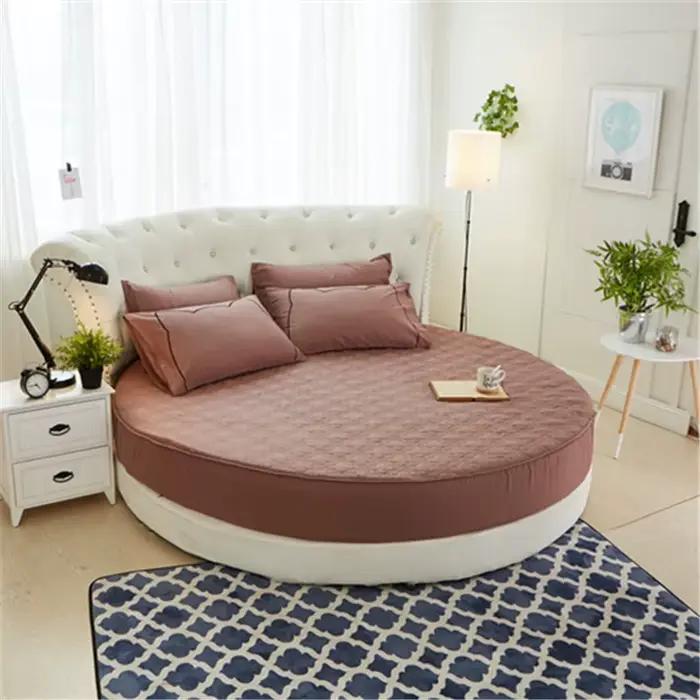 Protège-Matelas Rond Matelassé 100% Coton