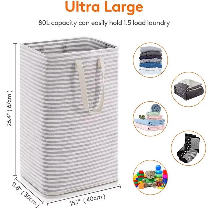 Panier à linge 80L chacun