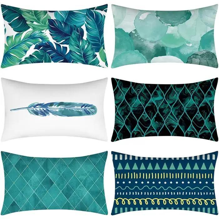 Juste de coussin de plantes tropicales, taie d'oreiller décorative, décoration d'intérieur