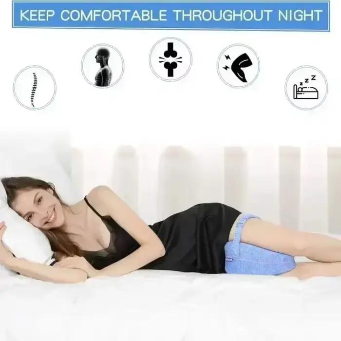 Coussin pour les jambes et les genoux pour dormeurs latéraux