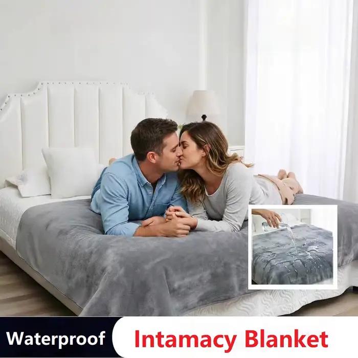 Couverture Intime Imperméable pour Couples Contre les Déversements
