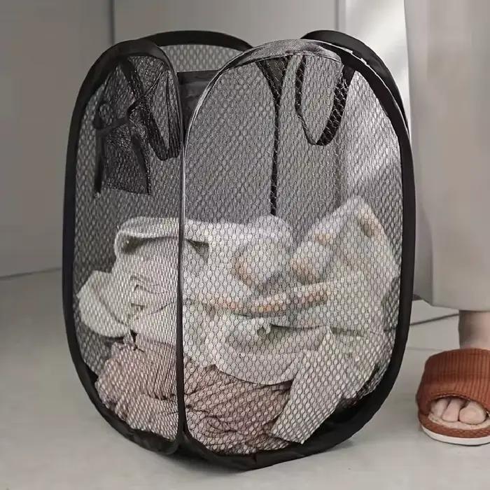 Panier à linge pop-up en maille