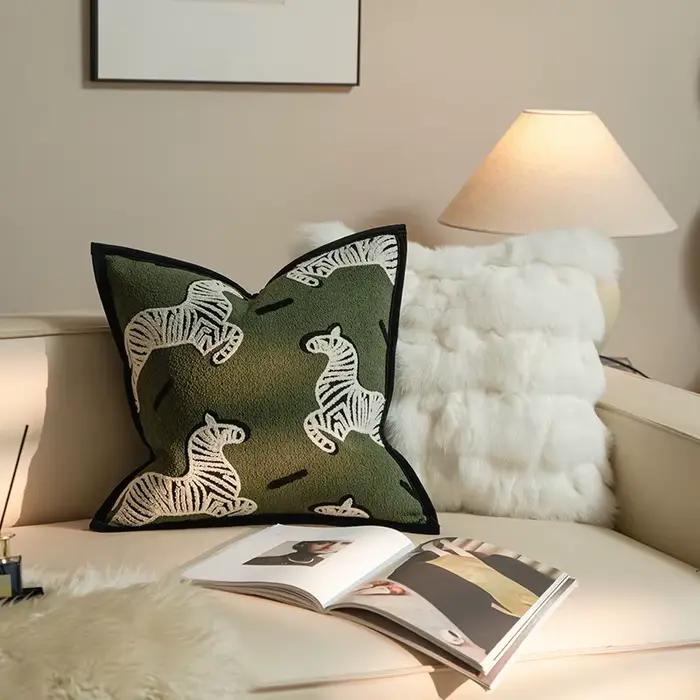 Housses de coussin avancées de style français