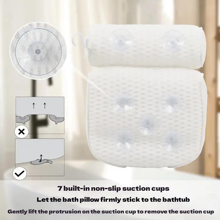 Oreiller de bain pour soutien de baignoire