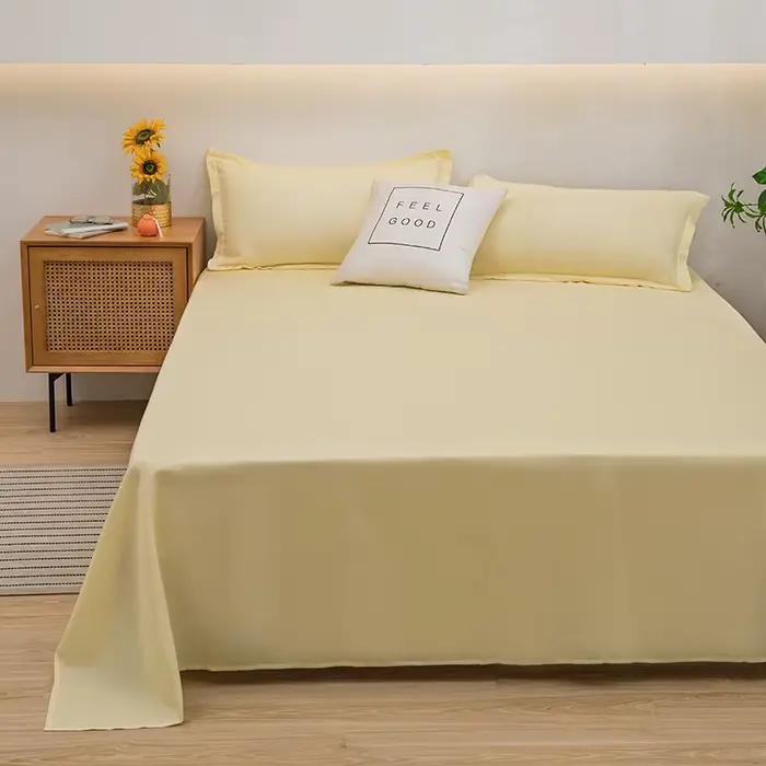Une drap Simple de couleur unie lavable en Machine