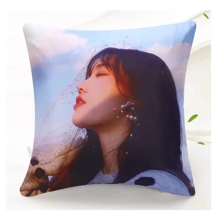 Juste de coussin personnalisée pour la décoration de la maison, taie d'oreiller carrée, bricolage, jeté personnalisé, mariage, animaux de compagnie, impression d'image de bébé, cadeau