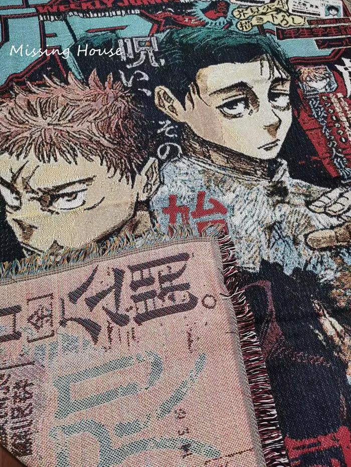 Couverture tissée Anime GérCotton