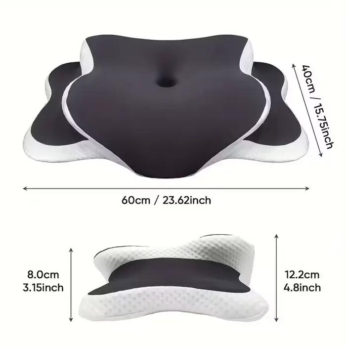 Oreiller ergonomique en mousse à mémoire de forme pour le cou