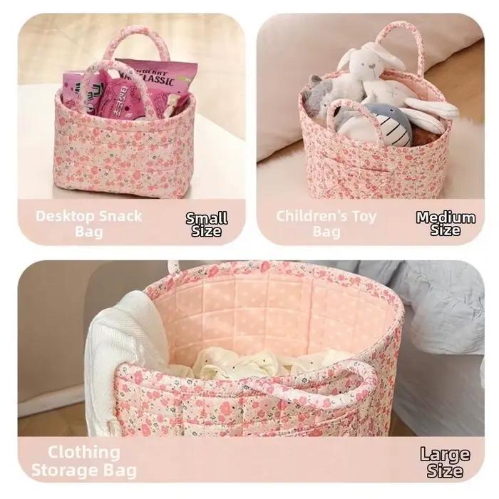 Panier de rangement pour linge de grande capacité