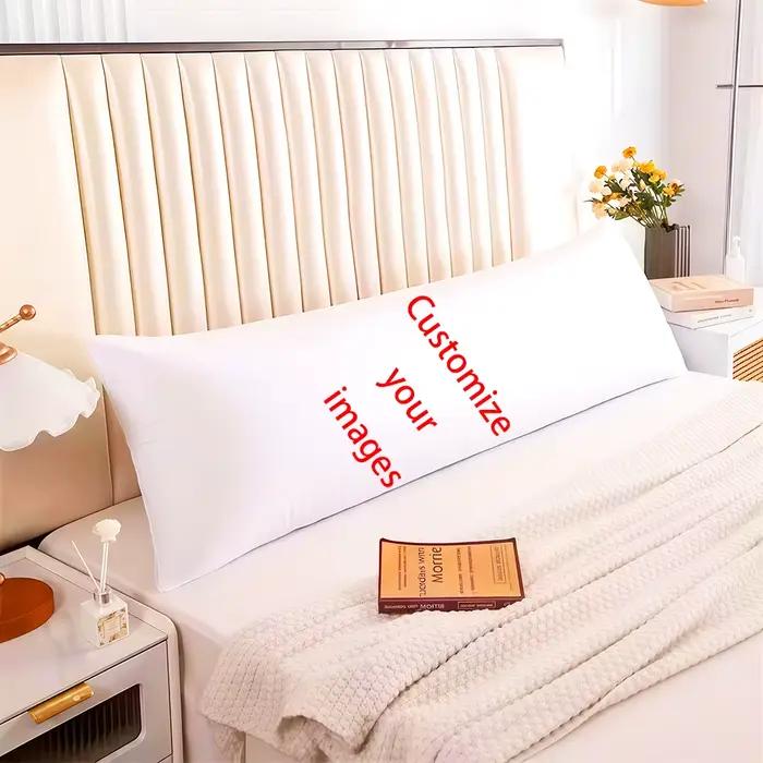 Taie d'oreiller personnalisable pour oreiller corporel