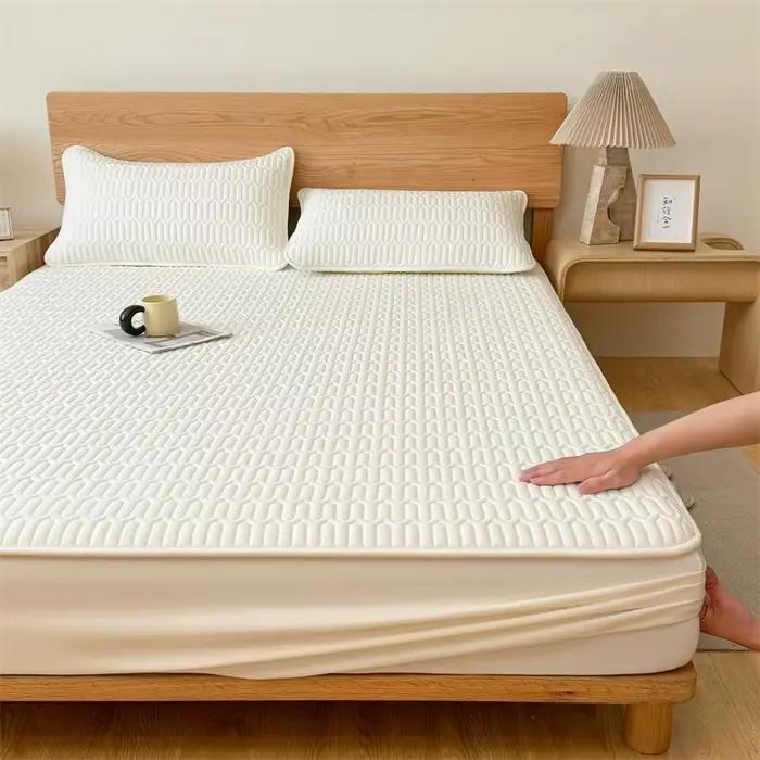 Protège-matelas matelassé imperméable et respirant