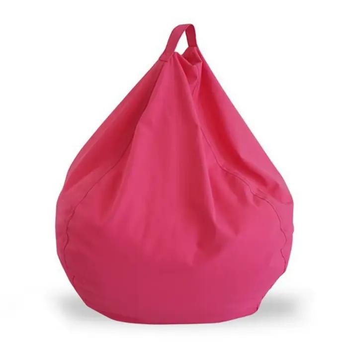 Grand petit paresseux canapé couverture chaises sans remplissage lin tissu chaise longue siège pouf Pouf bouffant canapé Tatami salon chambre